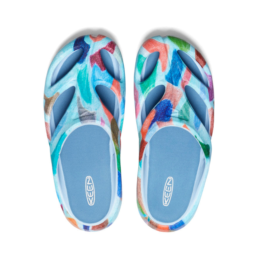 Blue Women Keen Shanti Arts Clog x ARTPARA FUKAGAWA Slides | LKH8560AL