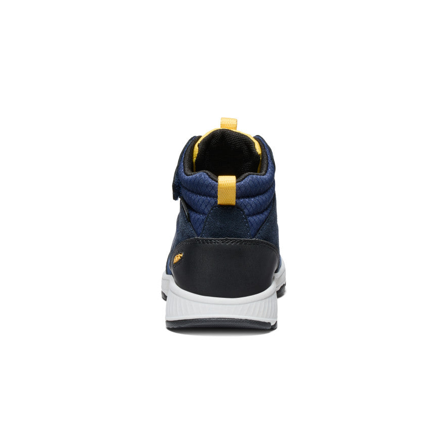 Blue Yellow Kids' Keen Skua Waterproof Work Boots | LRS889MZ