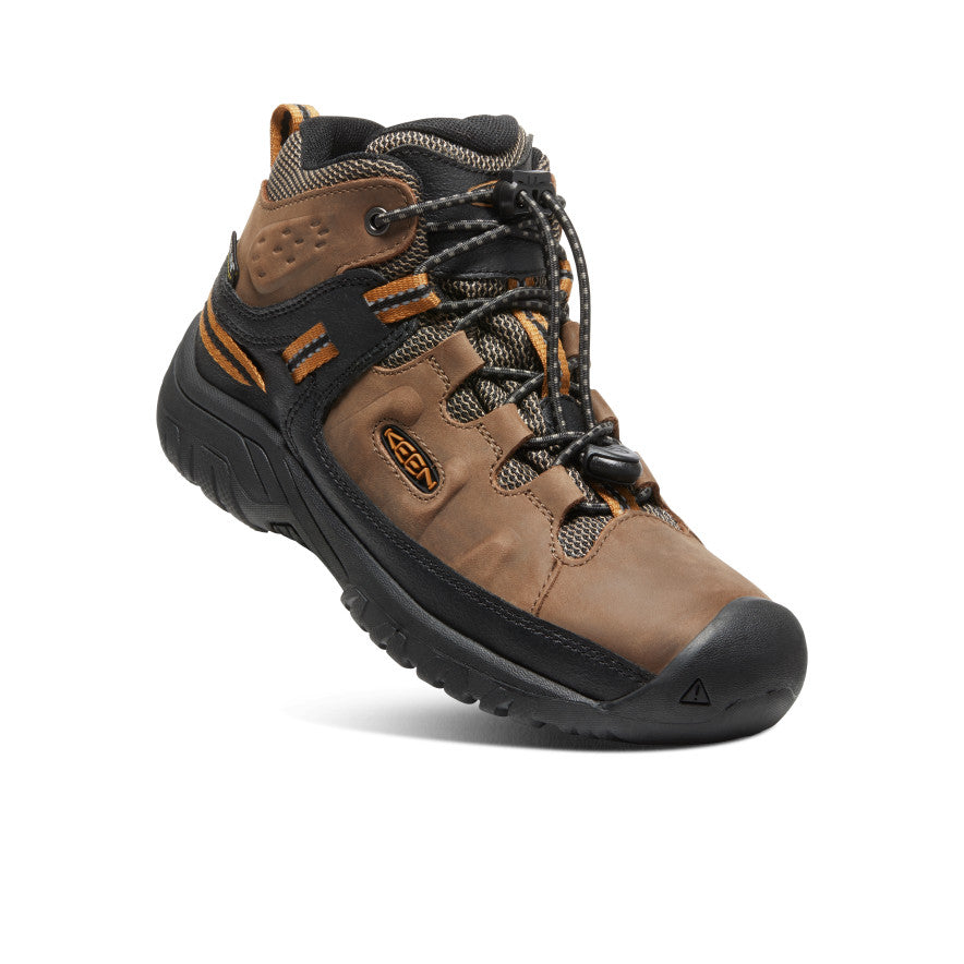 Brown Big Kids' Keen Targhee Waterproof Work Boots | UGP4232KT