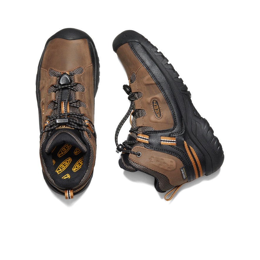 Brown Big Kids' Keen Targhee Waterproof Work Boots | UGP4232KT