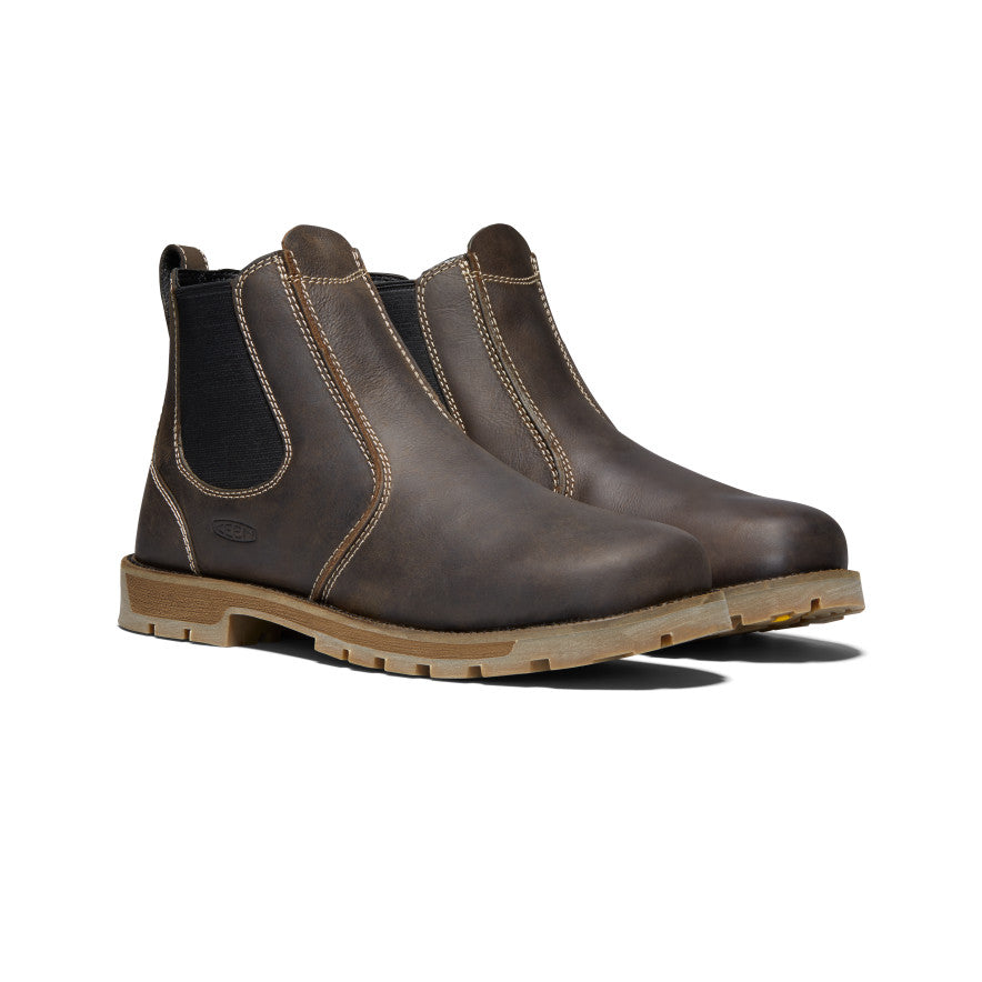 Brown Black Men Keen Seattle Romeo Chelsea Boots | FUA9741VS