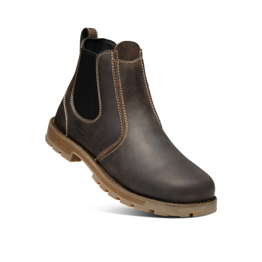 Brown Black Men Keen Seattle Romeo Chelsea Boots | FUA9741VS