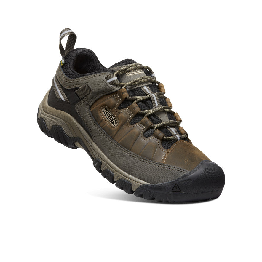 Brown Black Men Keen Targhee III Waterproof Wide Work Shoes | JDB6589SH