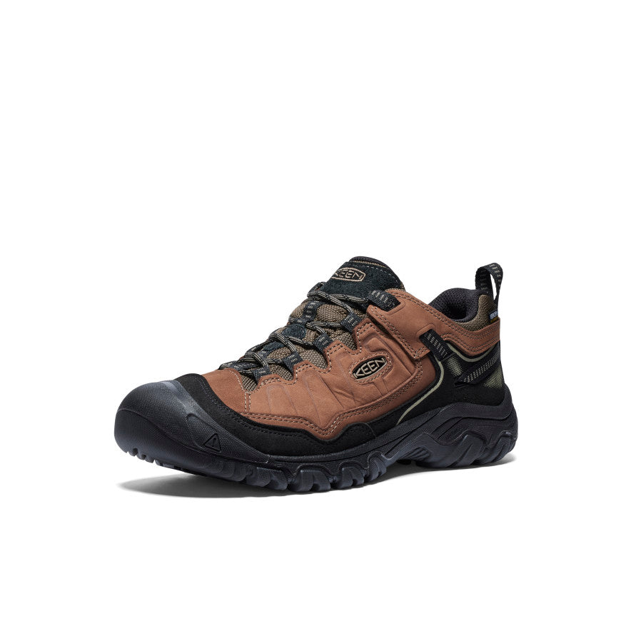 Brown Black Men Keen Targhee IV Waterproof Hiking Shoes | MVH4115IP