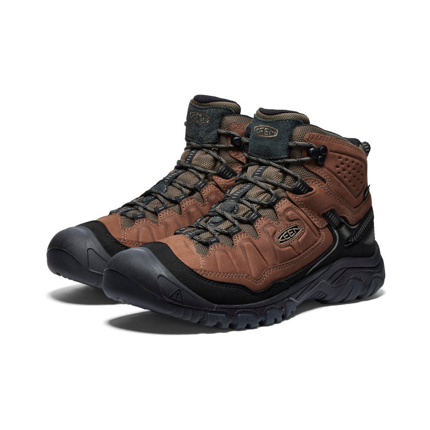 Brown Black Men Keen Targhee IV Waterproof Hiking Boots | TOO1767NT