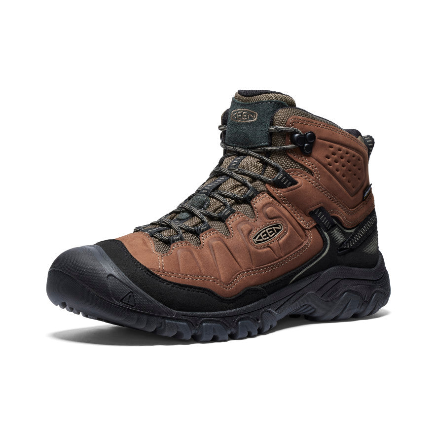 Brown Black Men Keen Targhee IV Waterproof Hiking Boots | TOO1767NT