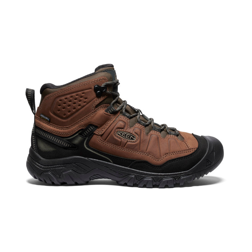 Brown Black Men Keen Targhee IV Wide Waterproof Hiking Boots | OKW9541CK