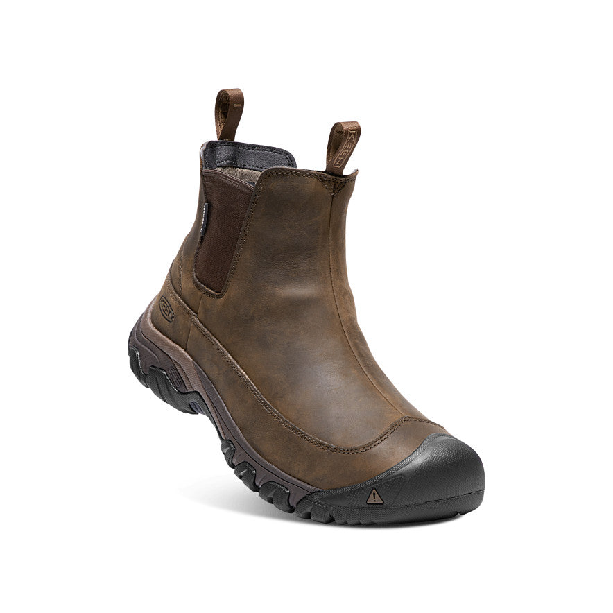 Brown Men Keen Anchorage III Waterproof Chelsea Boots | OBJ598NX