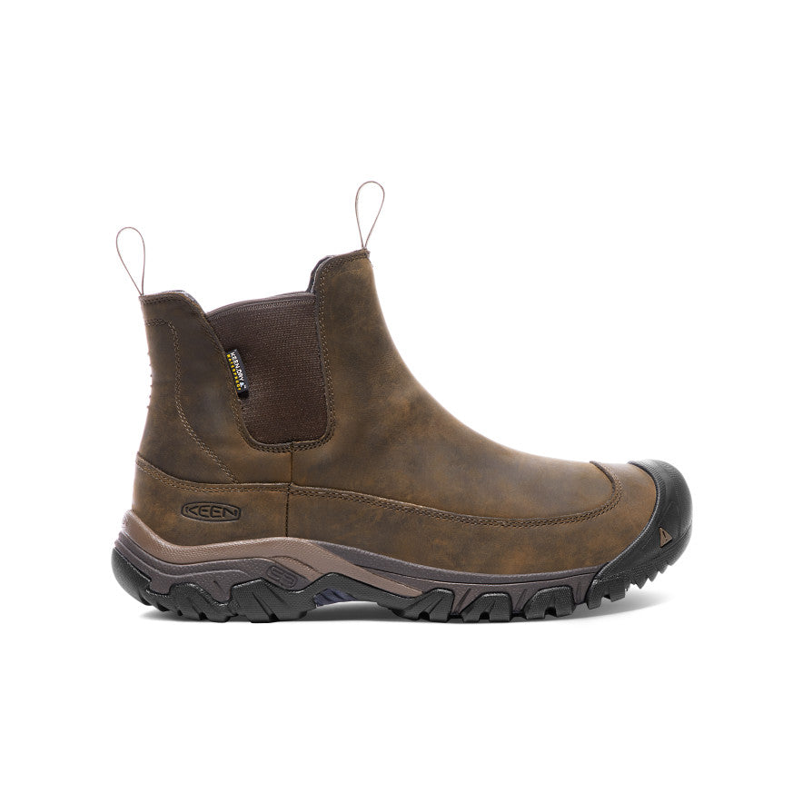 Brown Men Keen Anchorage III Waterproof Chelsea Boots | OBJ598NX