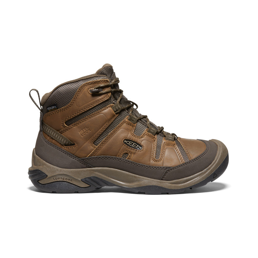 Brown Men Keen Circadia Waterproof Wide Work Boots | TZD3580SY