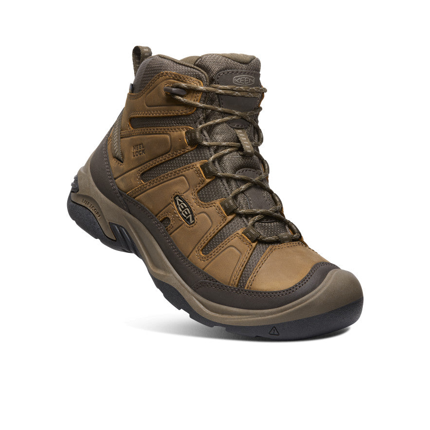 Brown Men Keen Circadia Waterproof Work Boots | FHZ7460CD