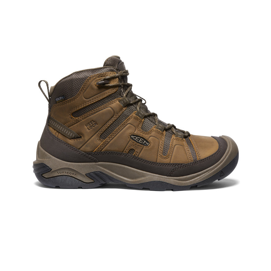 Brown Men Keen Circadia Waterproof Work Boots | FHZ7460CD