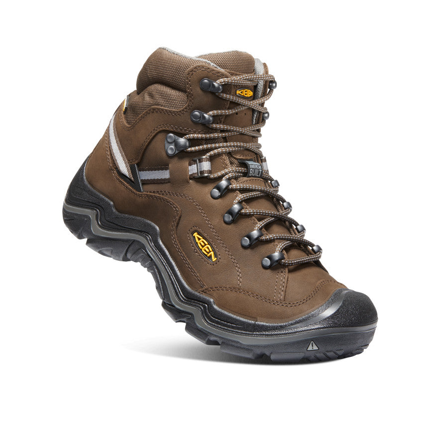 Brown Men Keen Durand II Waterproof Work Boots | ZAU9474WB