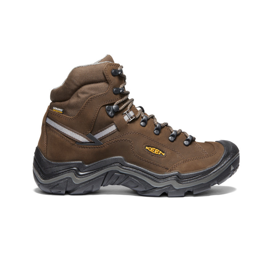 Brown Men Keen Durand II Waterproof Work Boots | ZAU9474WB