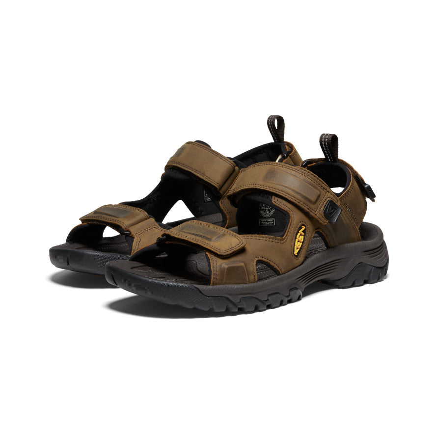 Brown Men Keen Targhee III Open Toe Sandals | VNV368KX