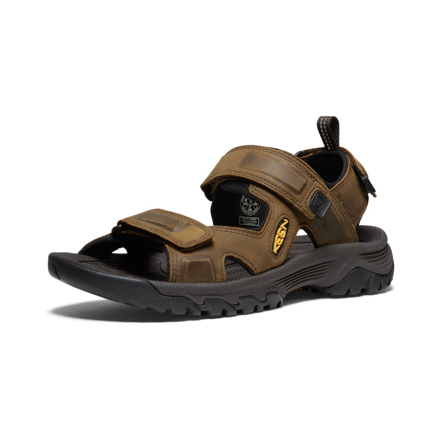 Brown Men Keen Targhee III Open Toe Sandals | VNV368KX