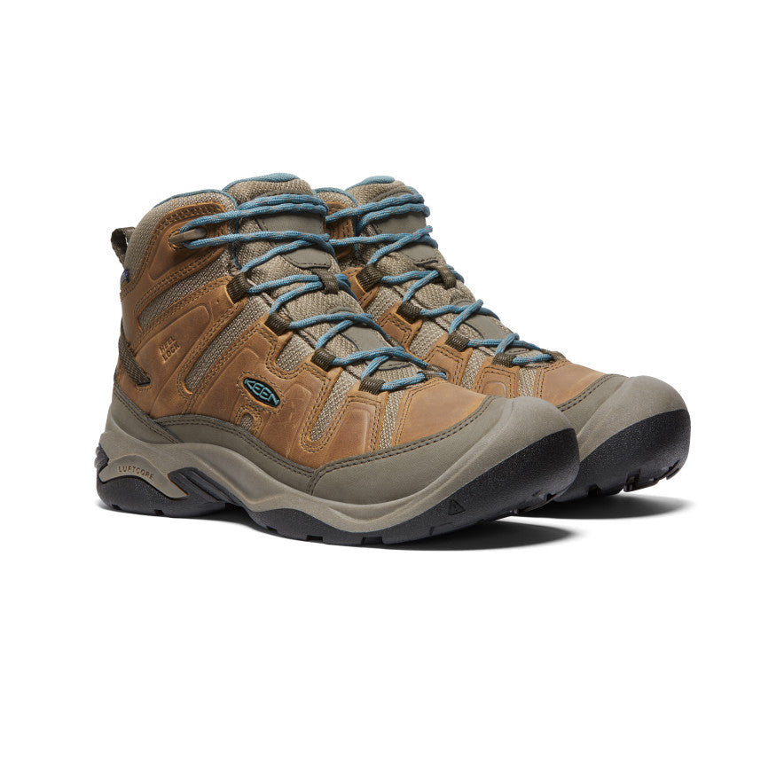 Brown Women Keen Circadia Waterproof Work Boots | PMX9416IV