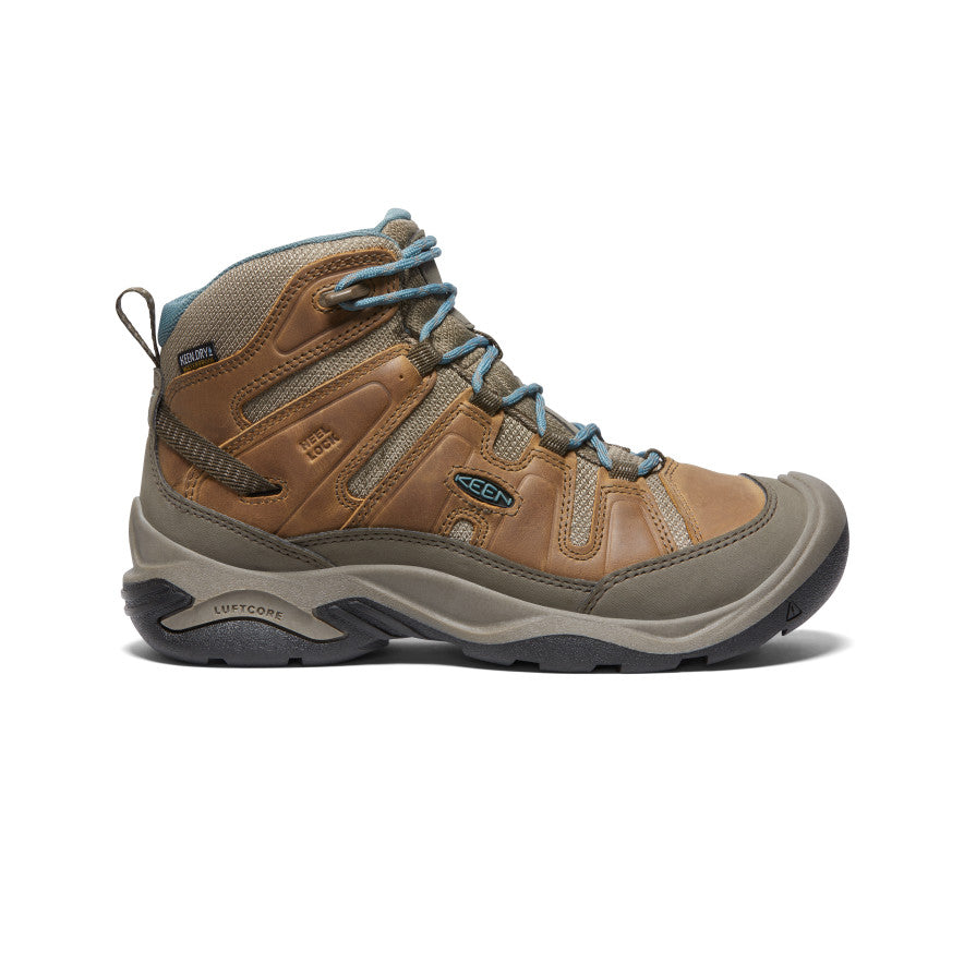 Brown Women Keen Circadia Waterproof Work Boots | PMX9416IV