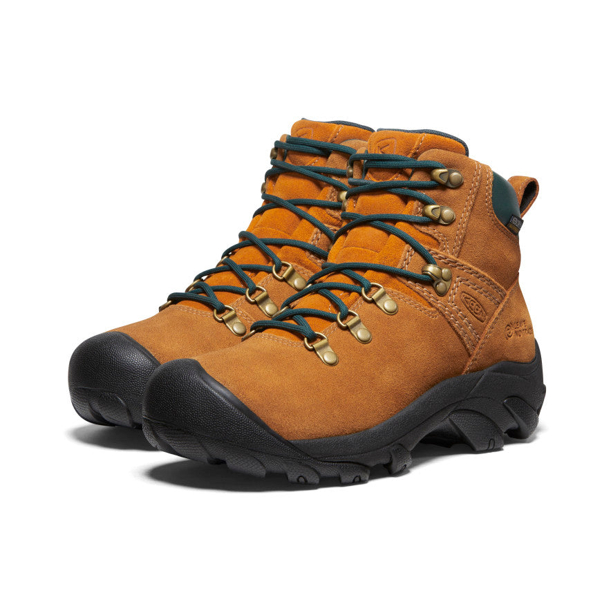 Brown Women Keen Pyrenees Waterproof x Leave No Trace Work Boots | NVP9555SM