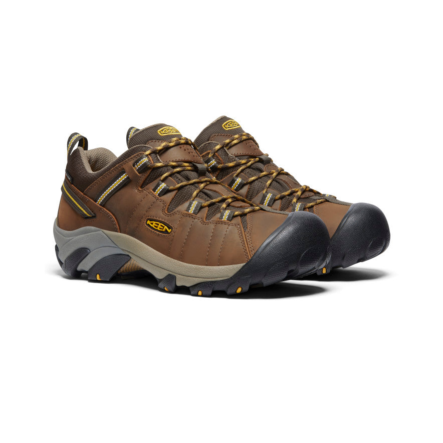 Brown Yellow Men Keen Targhee II Waterproof Hiking Shoes | HAK4961XK