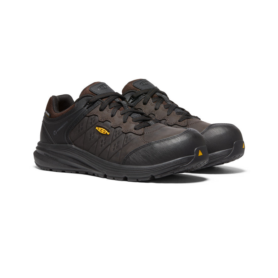 Coffee Black Men Keen Vista Energy+ Waterproof Work Shoes | ZPW9724DA