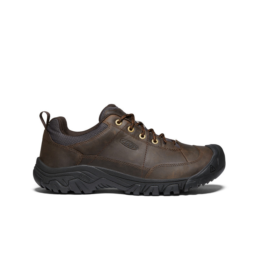 Dark Brown Men Keen Targhee III Oxford Wide Work Shoes | SLZ2048XR