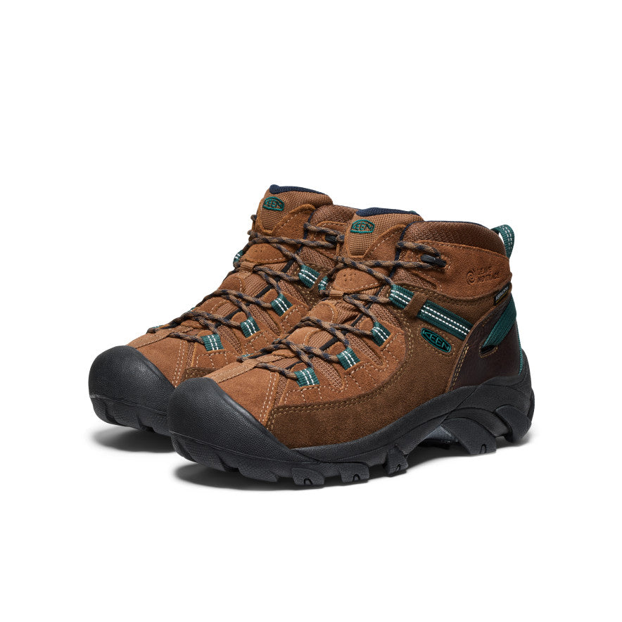 Dark Brown Women Keen Targhee II Waterproof x Leave No Trace Hiking Boots | OMR8958JQ