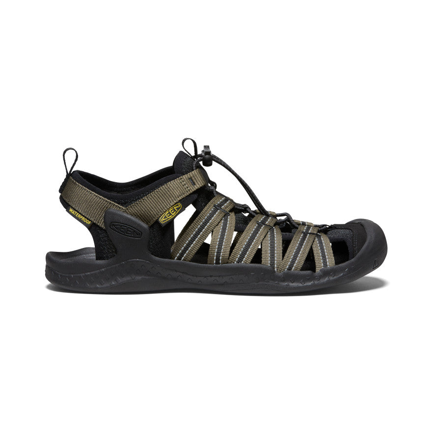 Dark Olive Black Men Keen Drift Creek H2 Sandals | NMD4316LT