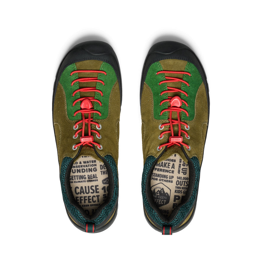 Dark Olive Deep Green Men Keen Jasper Rocks Sneakers | UZI7899IQ