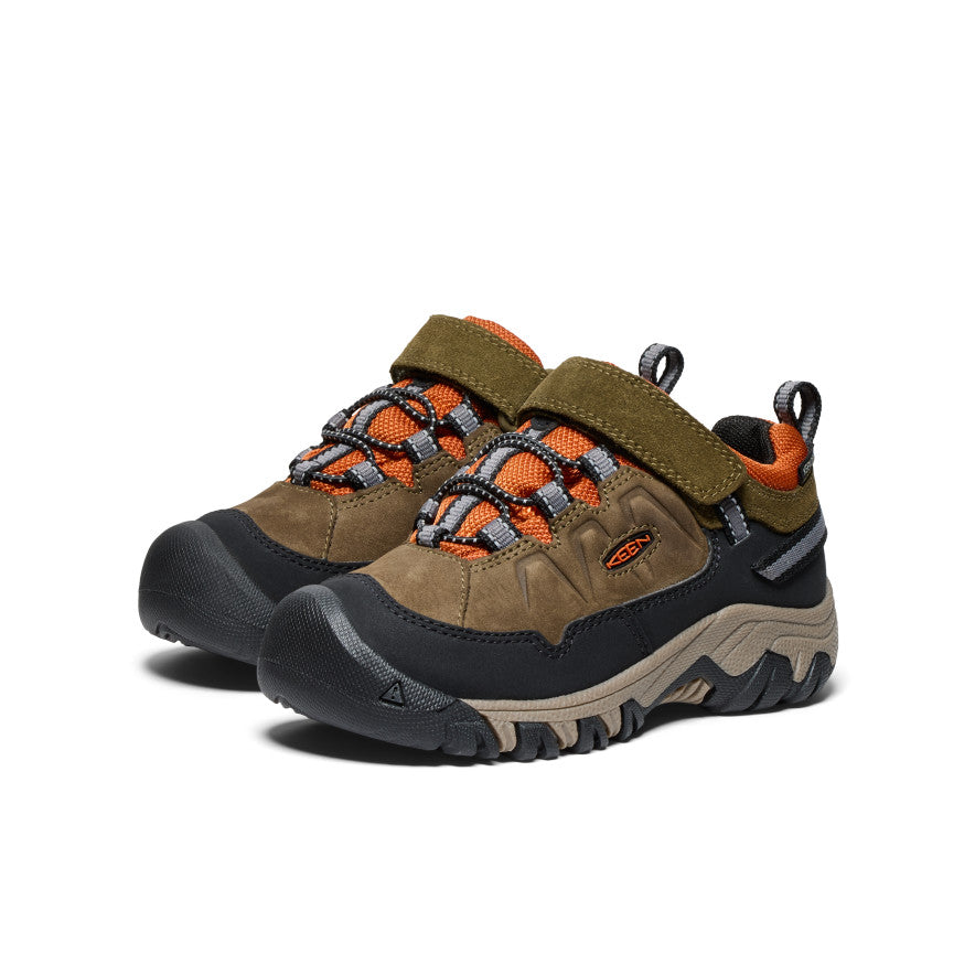 Dark Olive Gold Kids' Keen Targhee IV Waterproof Hiking Shoes | CRD35100FS