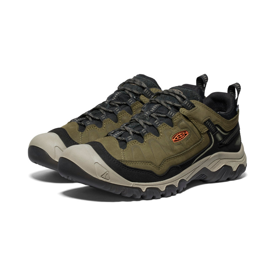 Dark Olive Gold Men Keen Targhee IV Wide Waterproof Hiking Shoes | CTQ3592GH