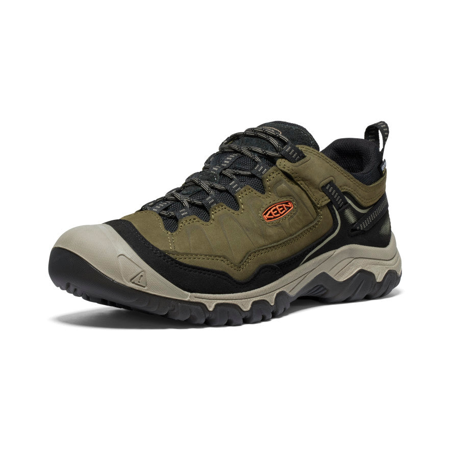 Dark Olive Gold Men Keen Targhee IV Wide Waterproof Hiking Shoes | CTQ3592GH