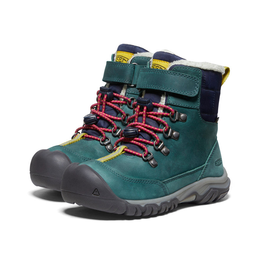 Deep Blue Kids' Keen Kanibou Waterproof Winter Snow Boots | TMU7212KG