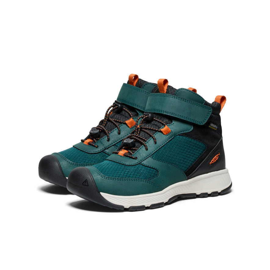 Deep Green Gold Big Kids' Keen Skua Waterproof Work Boots | YJP1815IB