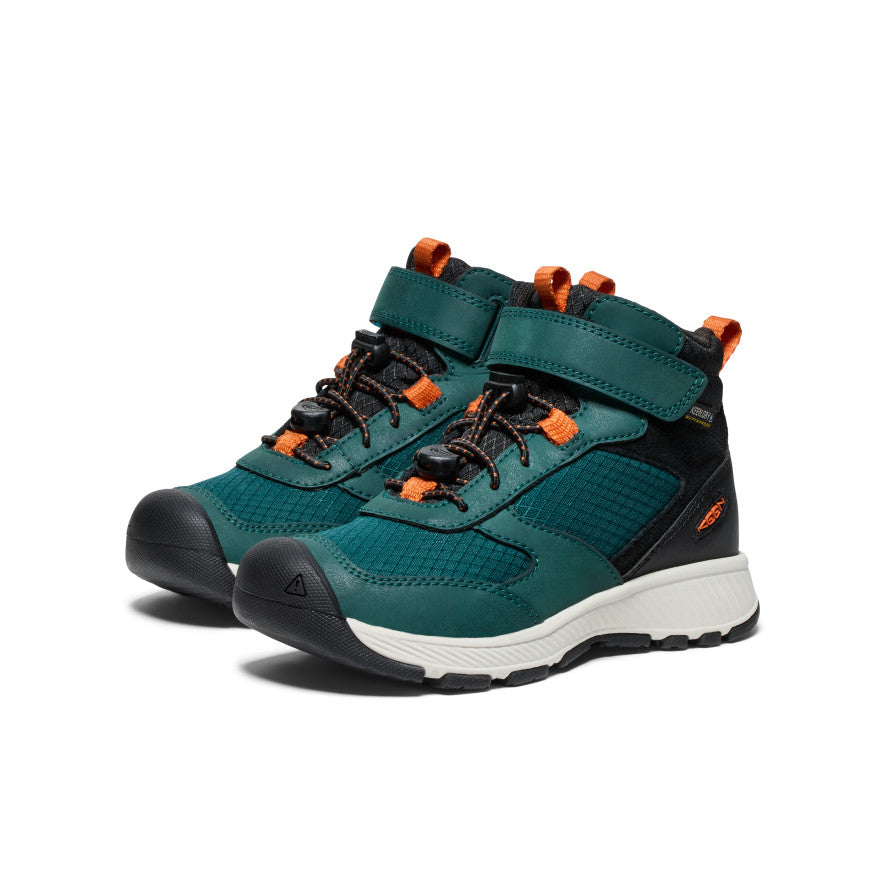 Deep Green Gold Kids' Keen Skua Waterproof Work Boots | SQC7575EV