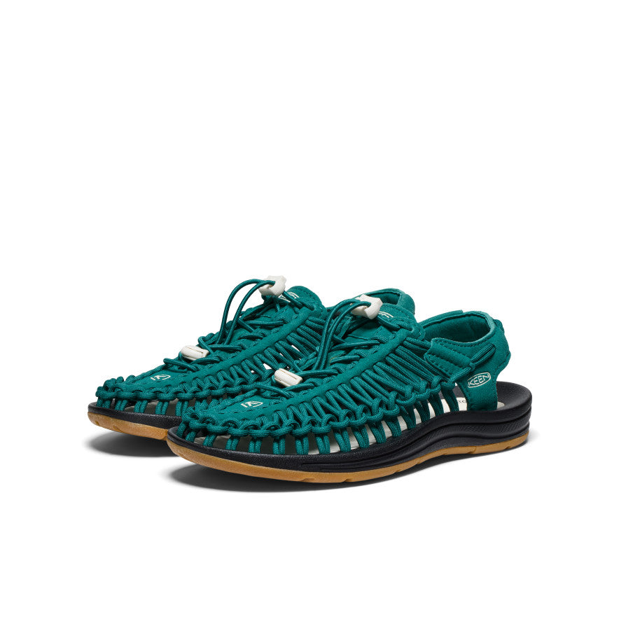 Deep Green Women Keen Uneek Sneaker Sandals | YXC6491JB