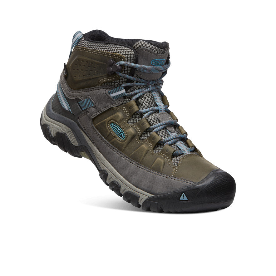 Green Blue Women Keen Targhee III Waterproof Mid Work Boots | ADS7934BJ