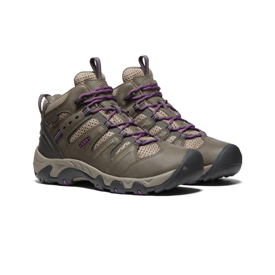 Green Purple Women Keen Koven Waterproof Work Boots | DMA1630UZ