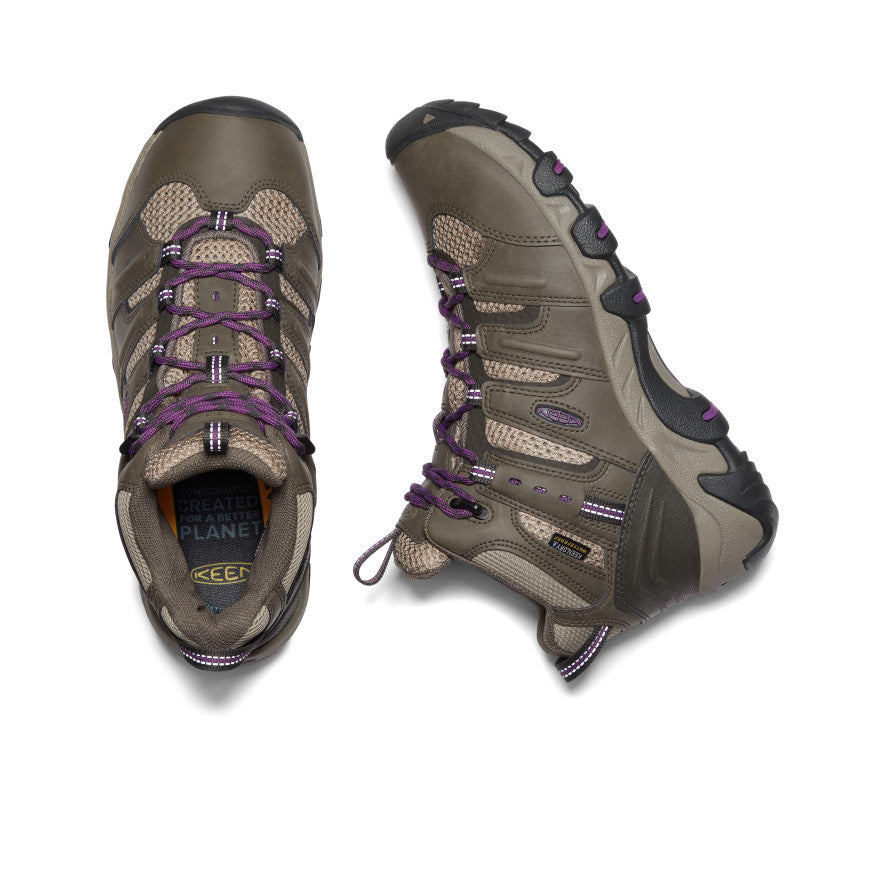 Green Purple Women Keen Koven Waterproof Work Boots | DMA1630UZ