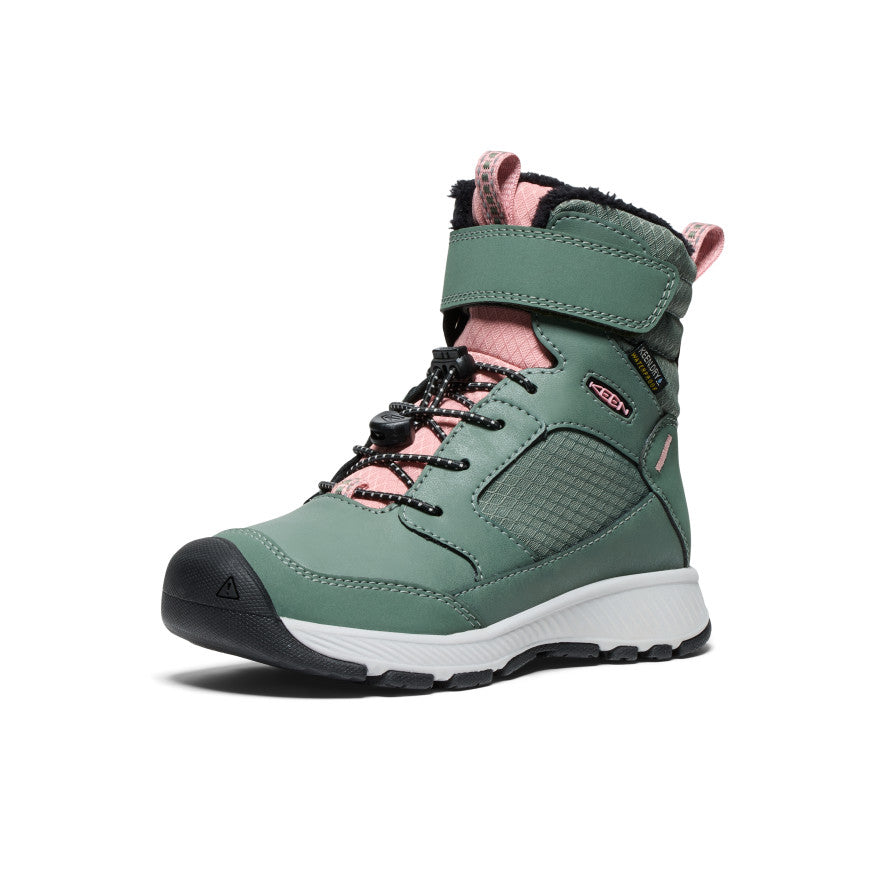 Green Rose Kids' Keen Skua Waterproof Winter Snow Boots | ZTF766ZP