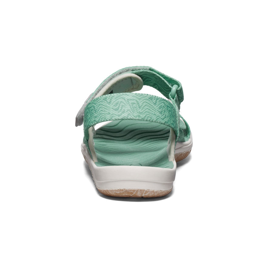 Green White Big Kids' Keen Elle Backstrap Sandals | ZWT5625UR