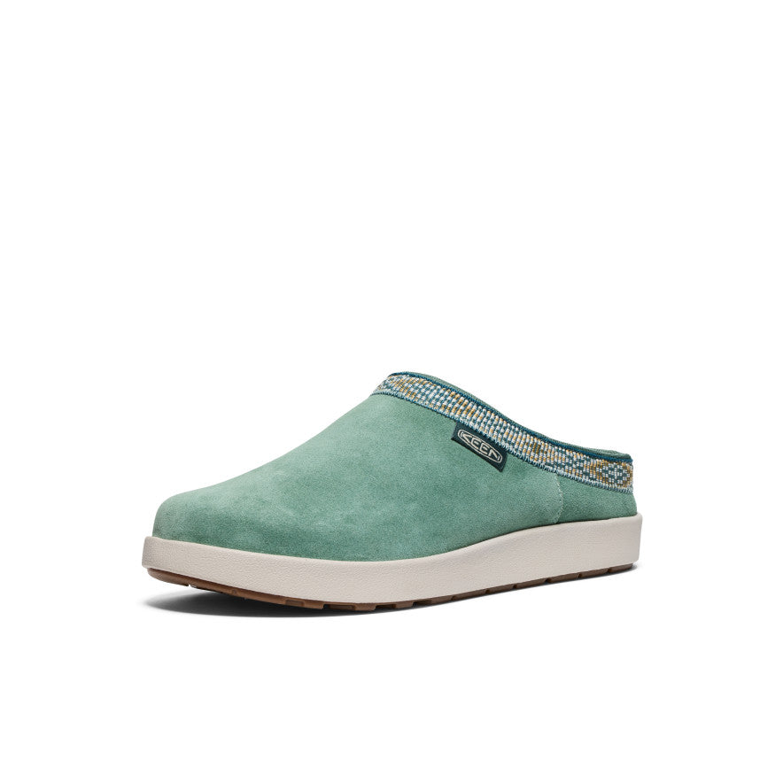 Green Women Keen Elle Suede Mule Slippers | GYI8658NA