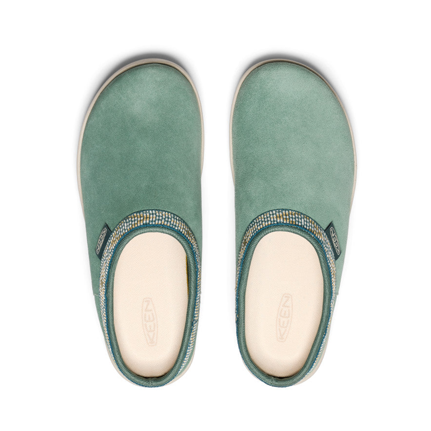 Green Women Keen Elle Suede Mule Slippers | GYI8658NA