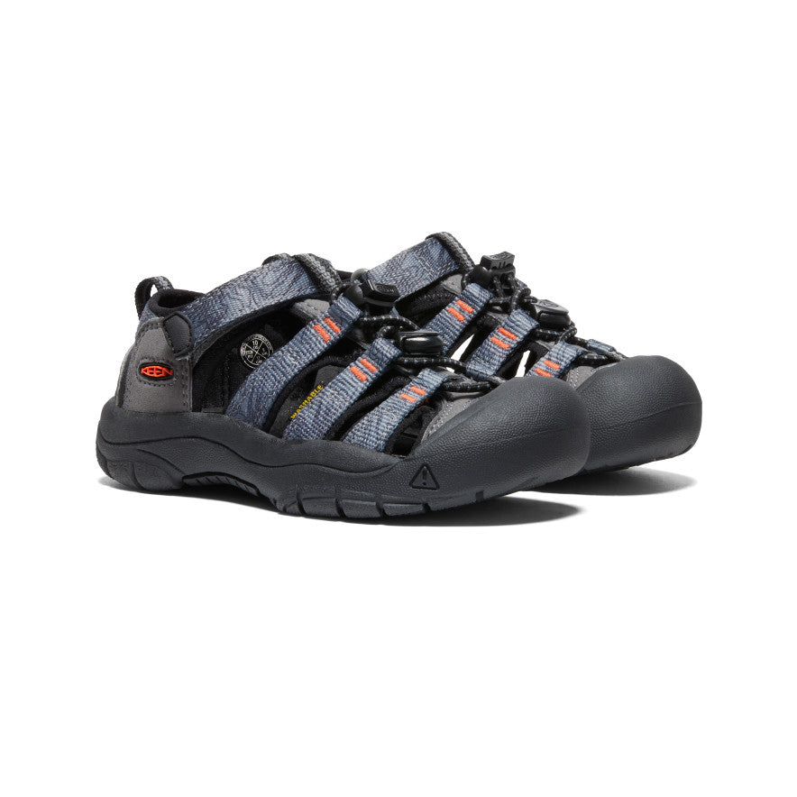 Grey Black Kids' Keen Newport H2 Sandals | ROB692FE