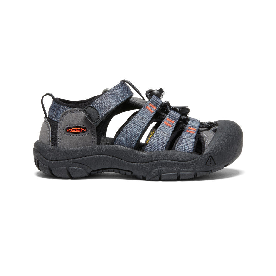 Grey Black Kids\' Keen Newport H2 Sandals | ROB692FE