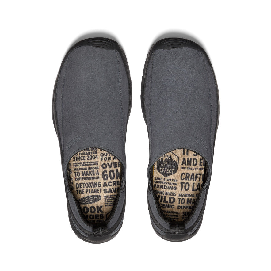 Grey Black Men Keen Jasper Slip On Shoes | ZTH3761UZ