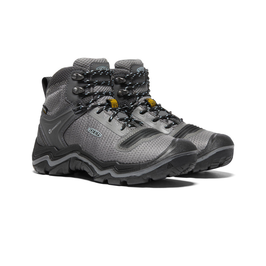 Grey Blue Women Keen Durand EVO Waterproof Mid Work Boots | NTV4661SP