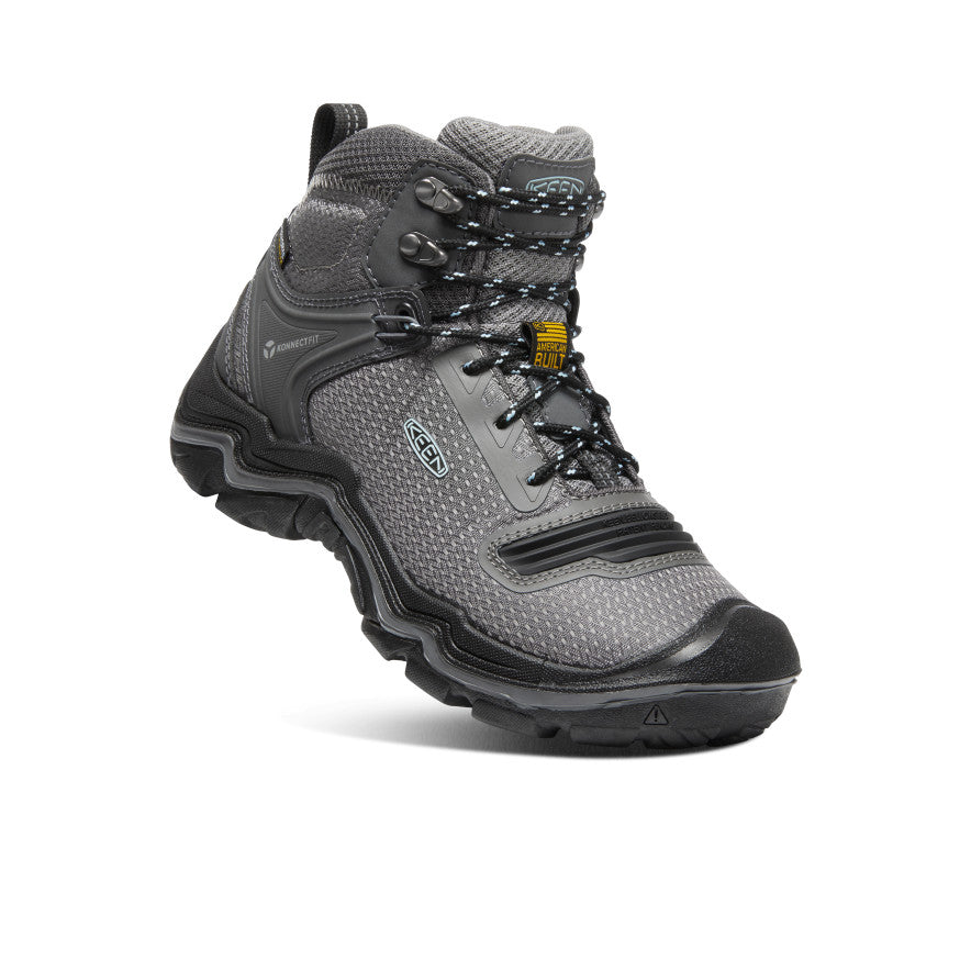 Grey Blue Women Keen Durand EVO Waterproof Mid Work Boots | NTV4661SP