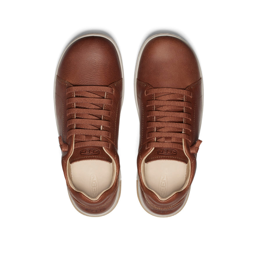 Grey Brown Men Keen KNX Leather Sneakers | ICO820WN