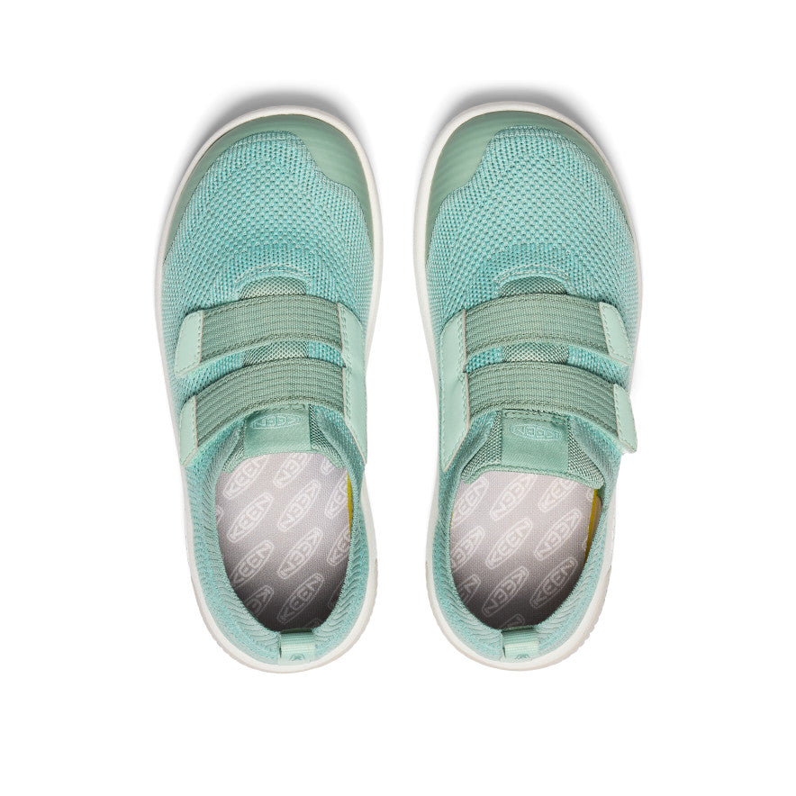 Grey Green Big Kids' Keen KNX Knit Double Strap Sneakers | DEN537PZ